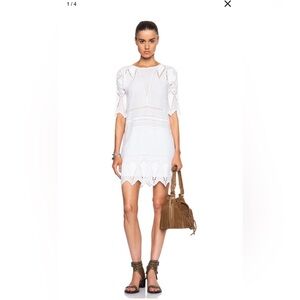 Ulla Johnson Lupe Blush Eyelet Dress size 2